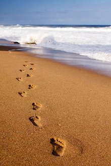 My Blog. Library Image: Footsteps in Sand